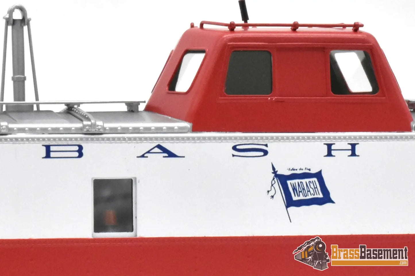 HO Brass OMI 087030001.1 Wabash Streamlined Caboose #2797 Factory Finished Red/White/Blue 2004 Freight