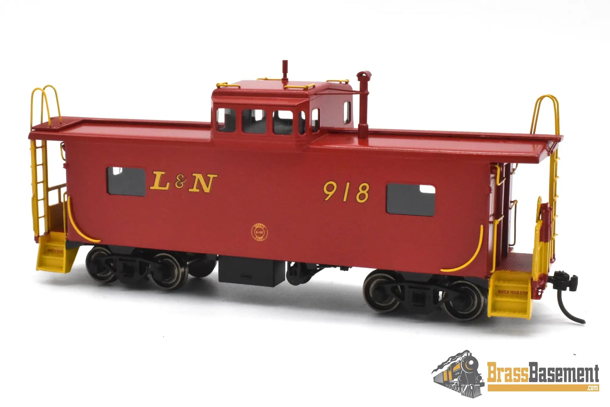 HO Brass - OMI 087030005.1 L&N Louisville & Nashville Quasi-Caboose #918 - F/P Red Caboose