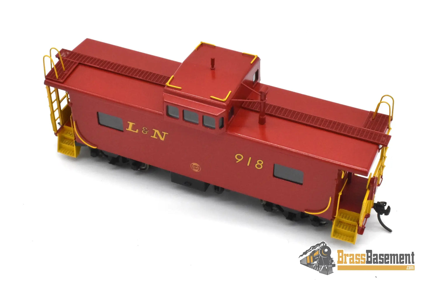 HO Brass - OMI 087030005.1 L&N Louisville & Nashville Quasi-Caboose #918 - F/P Red Caboose