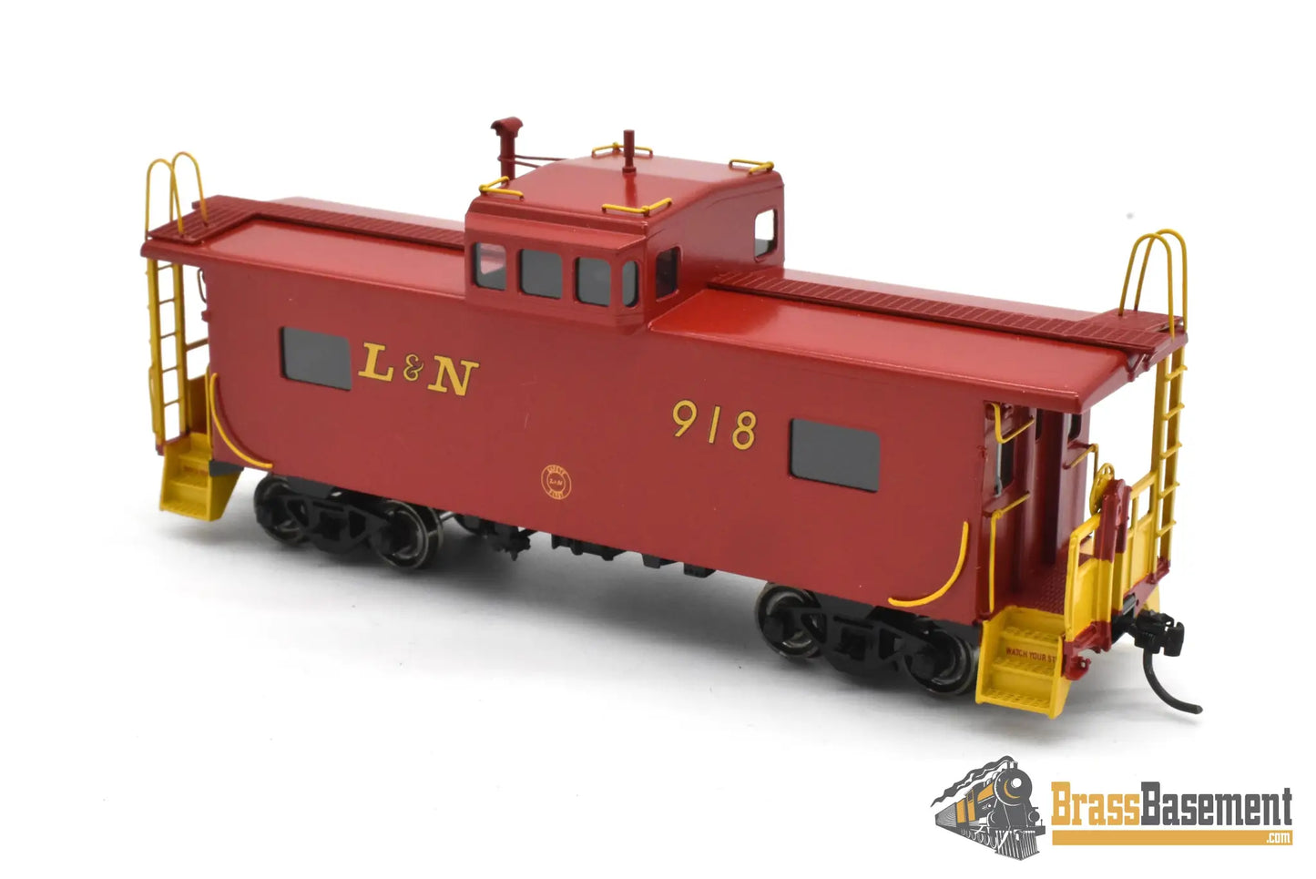 HO Brass - OMI 087030005.1 L&N Louisville & Nashville Quasi-Caboose #918 - F/P Red Caboose