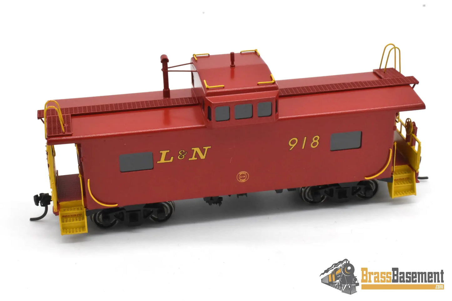 HO Brass - OMI 087030005.1 L&N Louisville & Nashville Quasi-Caboose #918 - F/P Red Caboose