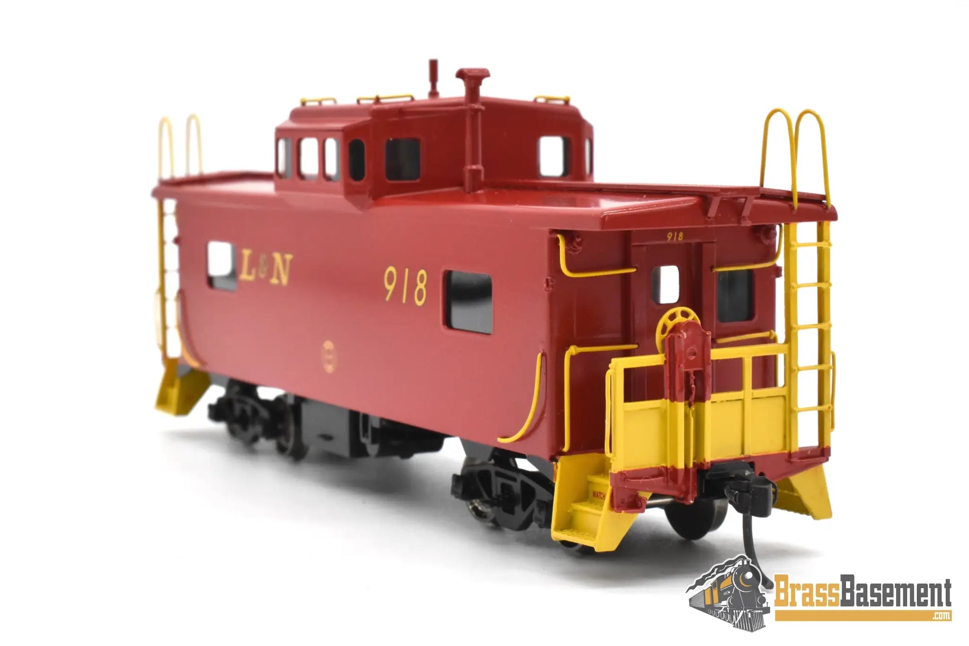 HO Brass - OMI 087030005.1 L&N Louisville & Nashville Quasi-Caboose #918 - F/P Red Caboose