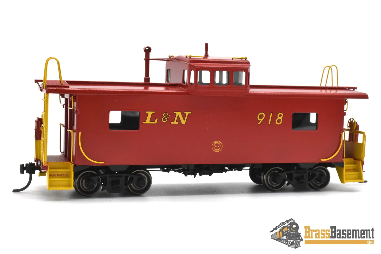 HO Brass - OMI 087030005.1 L&N Louisville & Nashville Quasi-Caboose #918 - F/P Red Caboose