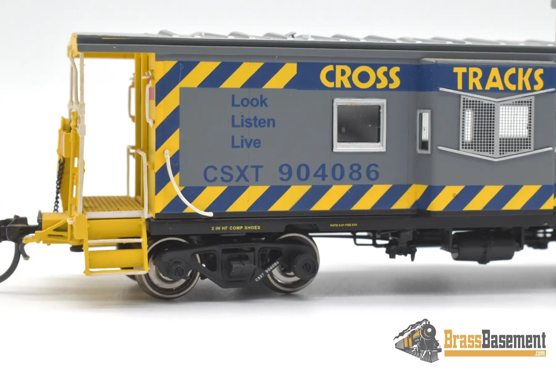 Ho Brass - Omi 087030021.3 Csx C-27A Caboose Operation Lifesaver Red Block