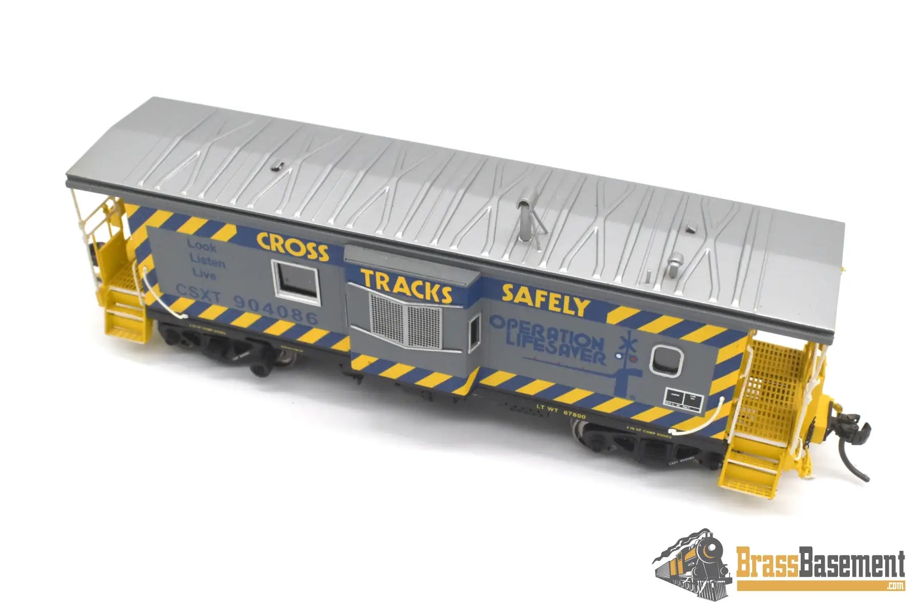 Ho Brass - Omi 087030021.3 Csx C-27A Caboose Operation Lifesaver Red Block