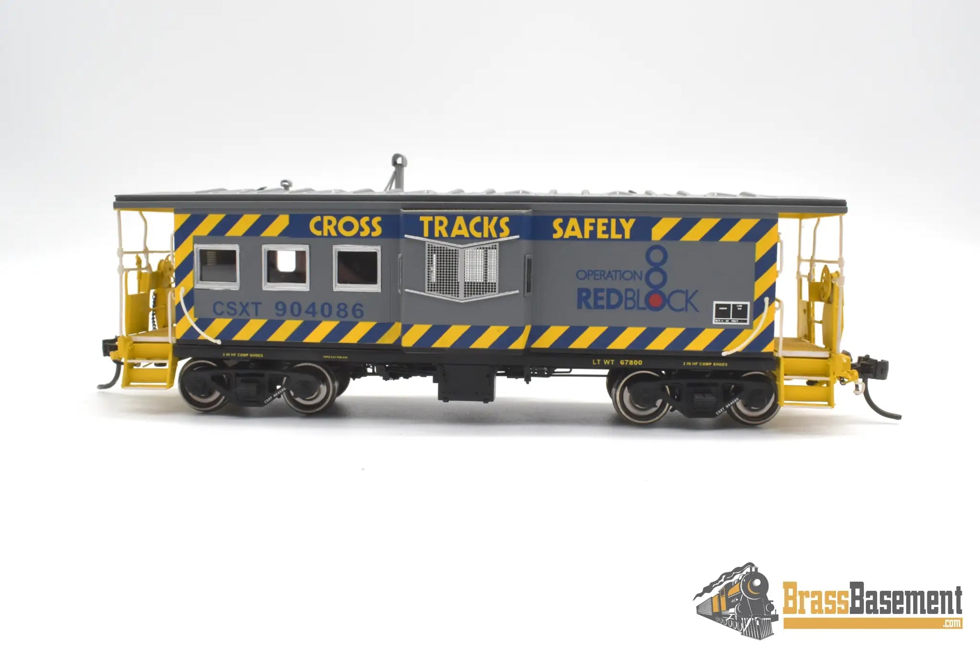 Ho Brass - Omi 087030021.3 Csx C-27A Caboose Operation Lifesaver Red Block