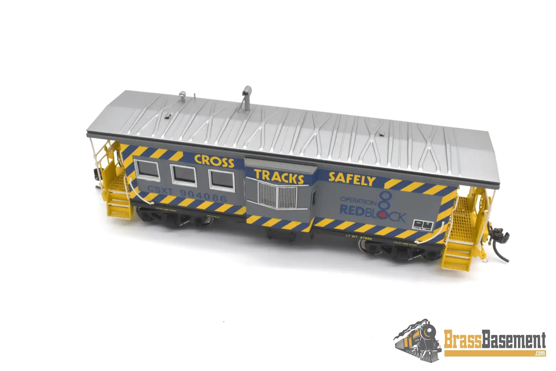 Ho Brass - Omi 087030021.3 Csx C-27A Caboose Operation Lifesaver Red Block