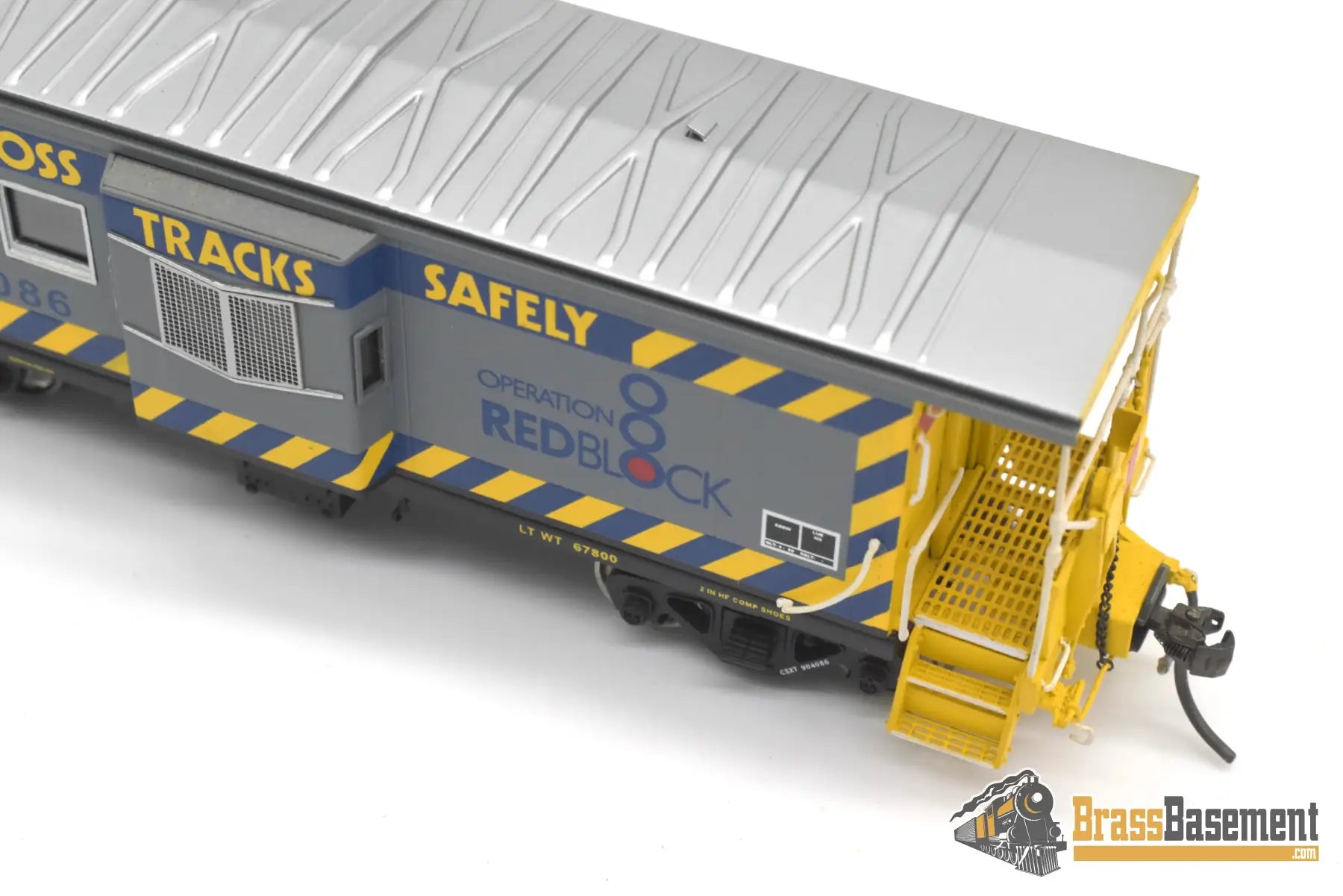 Ho Brass - Omi 087030021.3 Csx C-27A Caboose Operation Lifesaver Red Block