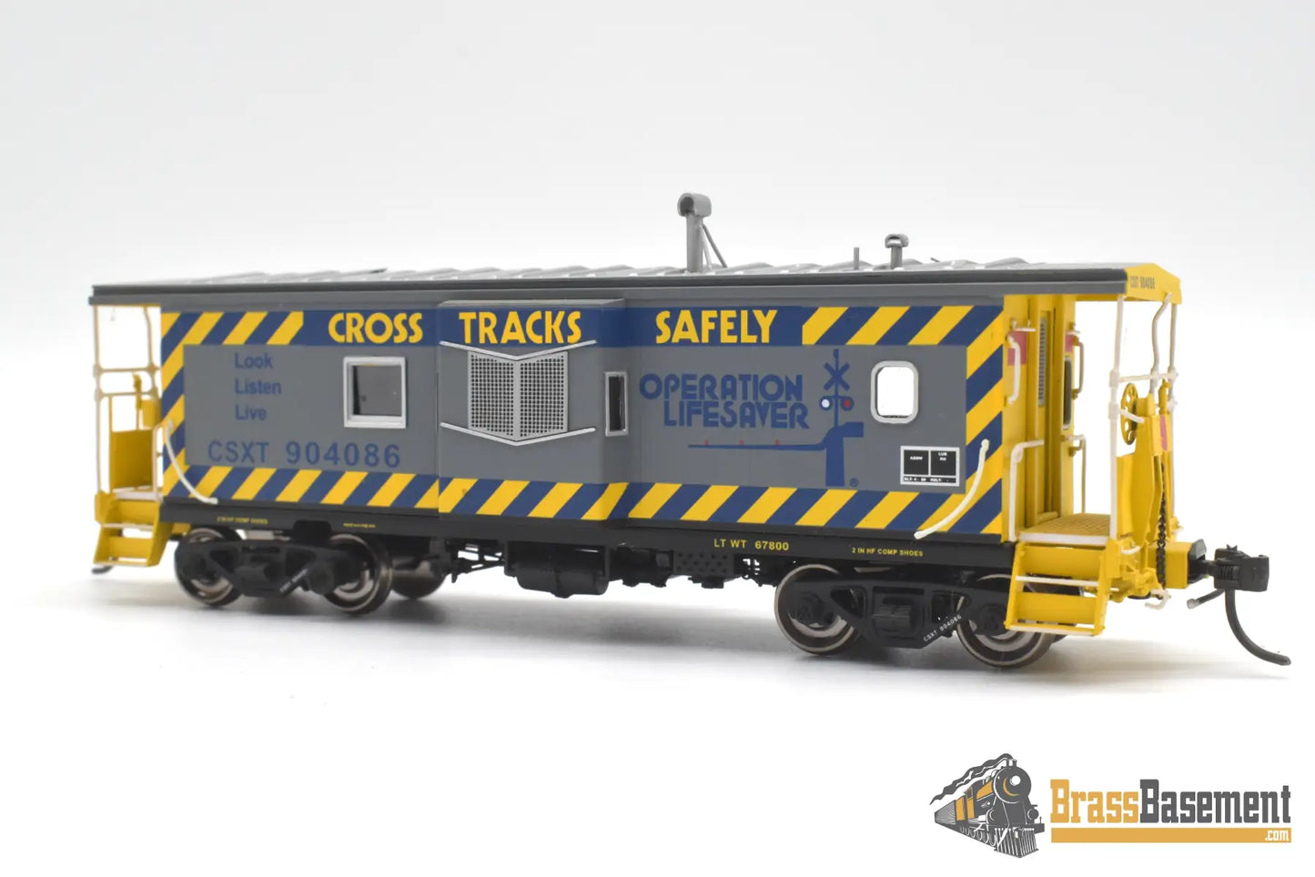 Ho Brass - Omi 087030021.3 Csx C-27A Caboose Operation Lifesaver Red Block