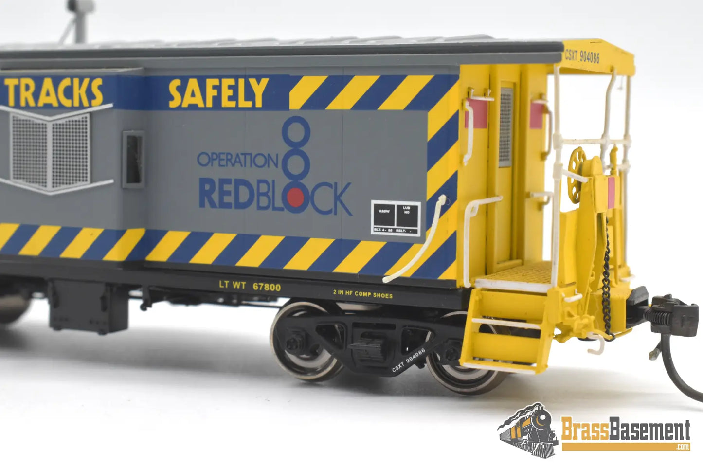 Ho Brass - Omi 087030021.3 Csx C-27A Caboose Operation Lifesaver Red Block