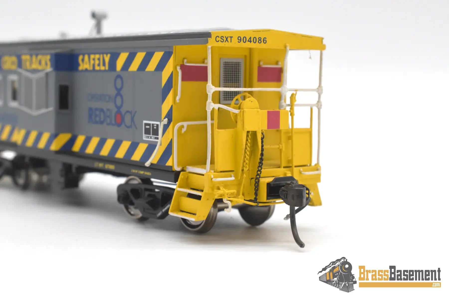 Ho Brass - Omi 087030021.3 Csx C-27A Caboose Operation Lifesaver Red Block