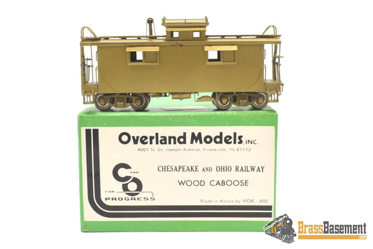 Ho Brass - Omi 1103 Chesapeake & Ohio C&O Wood Caboose Unpainted