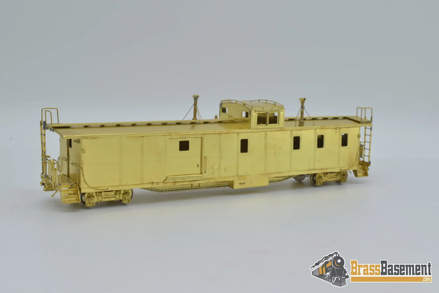 Ho Brass - Omi 1109 Great Northern X - 181 Superlong Caboose Unpainted Mint Freight