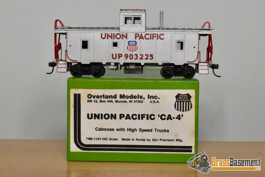 HO Brass – OMI 1121 – Union Pacific CA-4 Caboose #903225 – Custom Painted - Brass Caboose