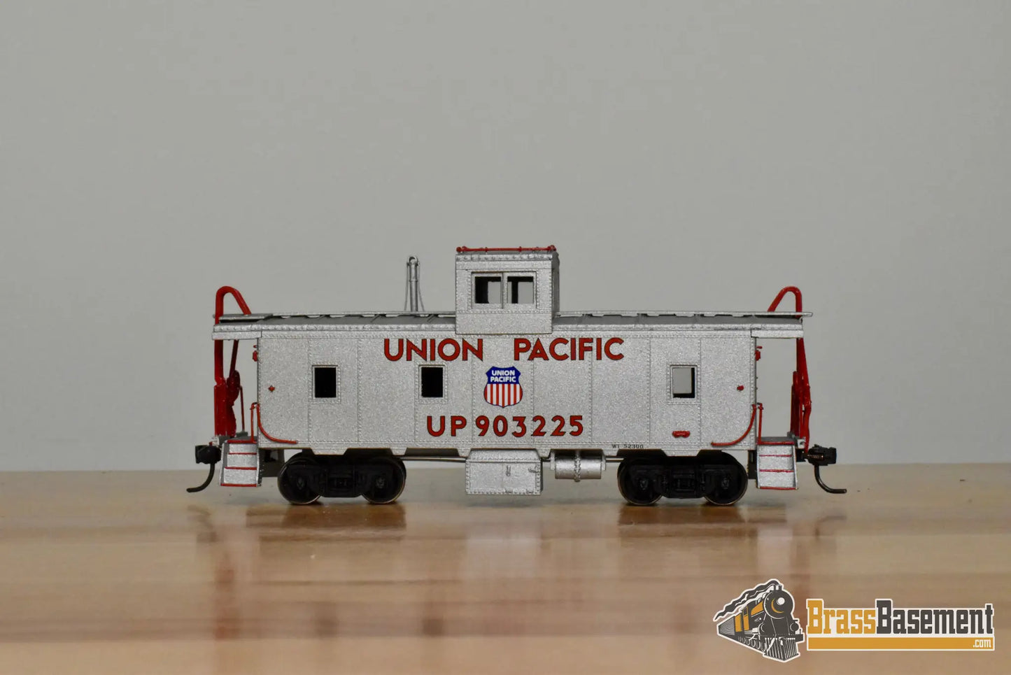 HO Brass – OMI 1121 – Union Pacific CA-4 Caboose #903225 – Custom Painted - Brass Caboose