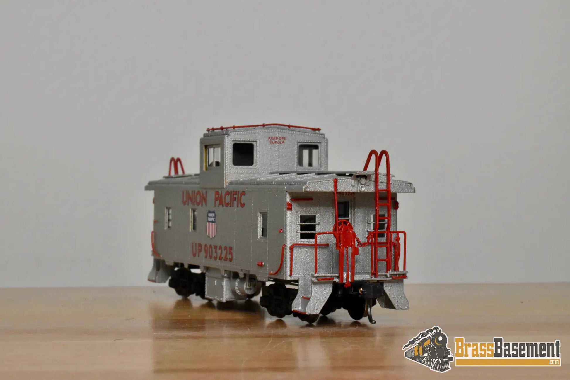 HO Brass – OMI 1121 – Union Pacific CA-4 Caboose #903225 – Custom Painted - Brass Caboose