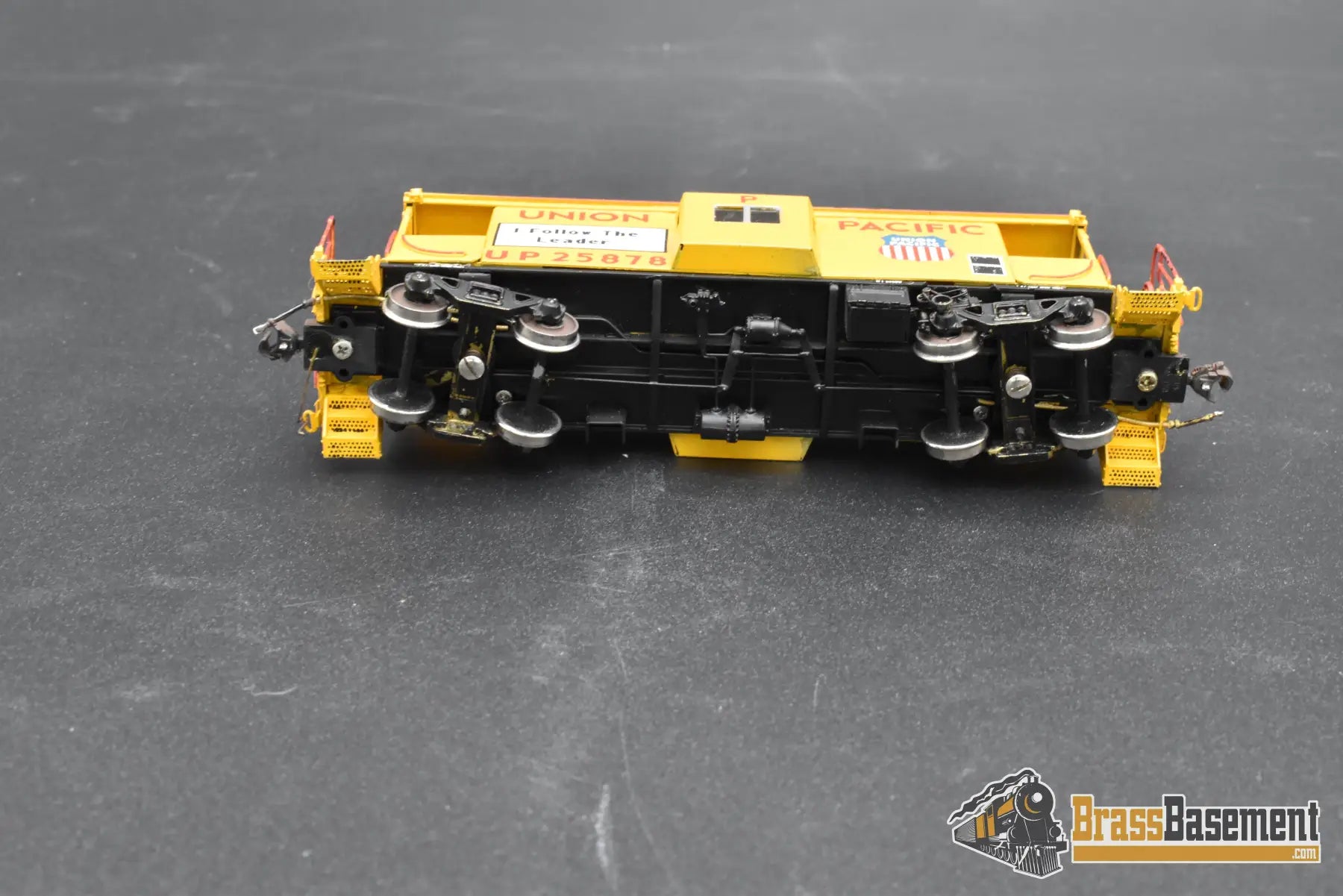 HO Brass – OMI 1133 UP CA-11M Caboose #25878 “I Follow the Leader” – FP – Ajin – Mint Caboose