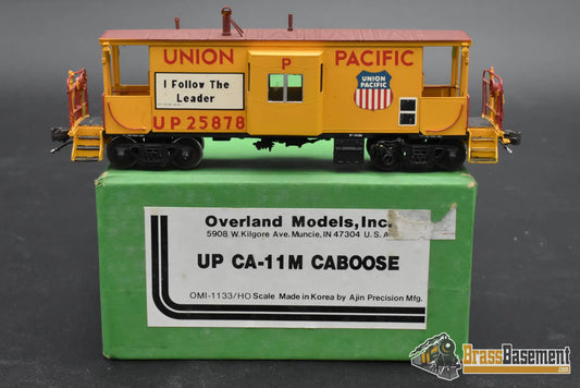HO Brass – OMI 1133 UP CA-11M Caboose #25878 “I Follow the Leader” – FP – Ajin – Mint Caboose