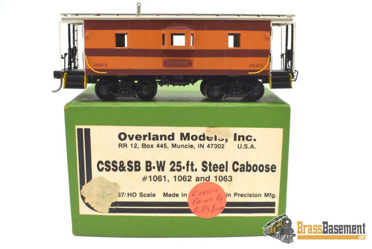 Ho Brass - Omi 1137 South Shore 25Ft Caboose #1063 C/P Caboose