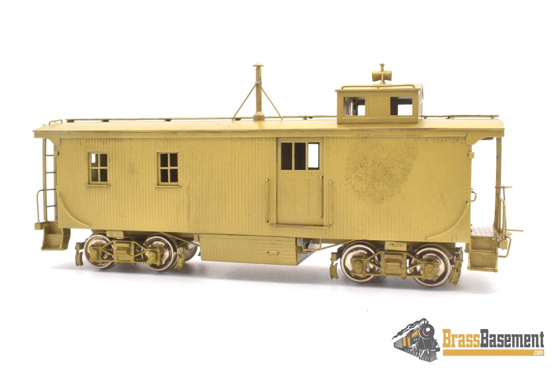 Ho Brass - Omi 1162 Colorado Midland Wood Caboose W/ Side Door Unpainted Mint