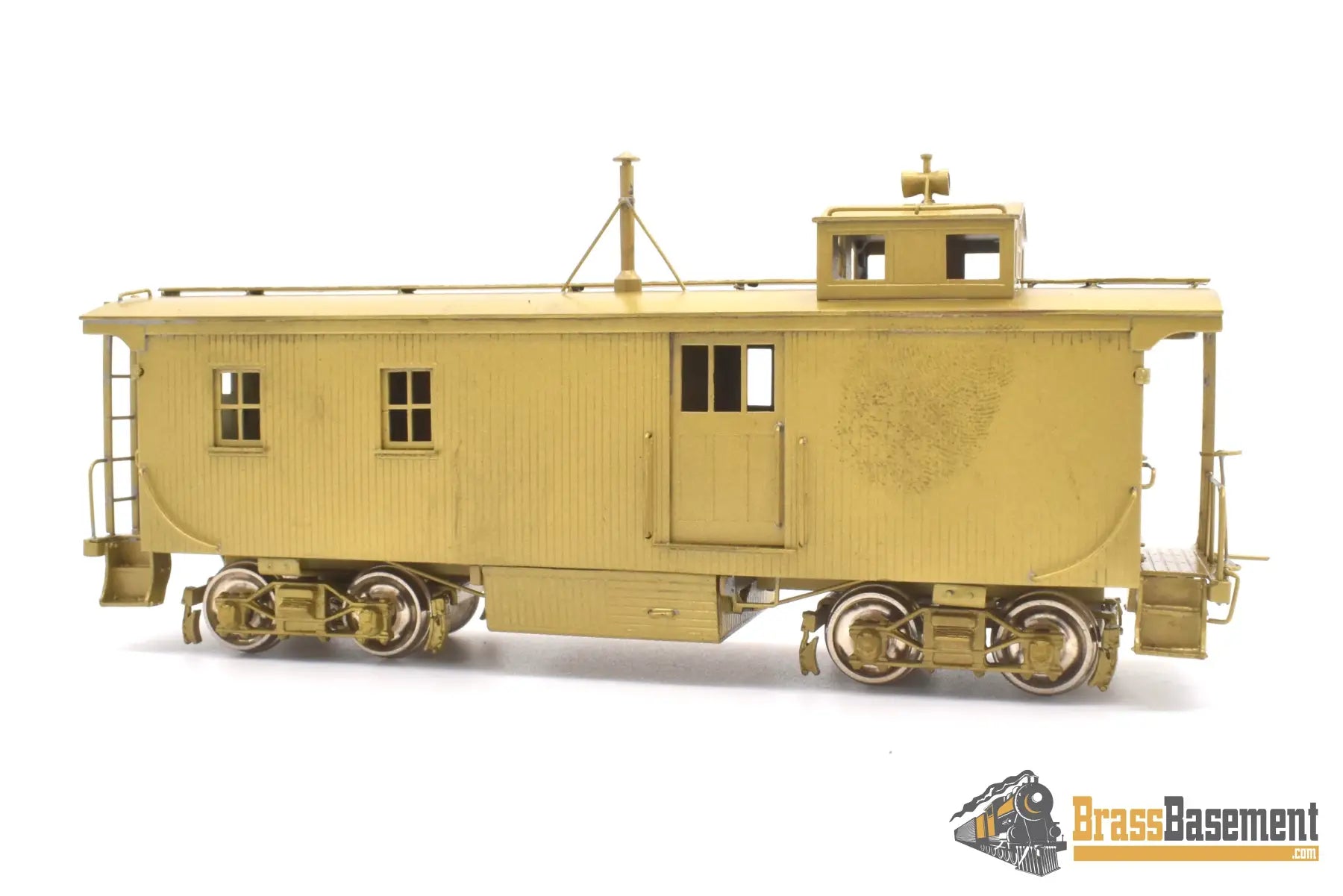 Ho Brass - Omi 1162 Colorado Midland Wood Caboose W/ Side Door Unpainted Mint