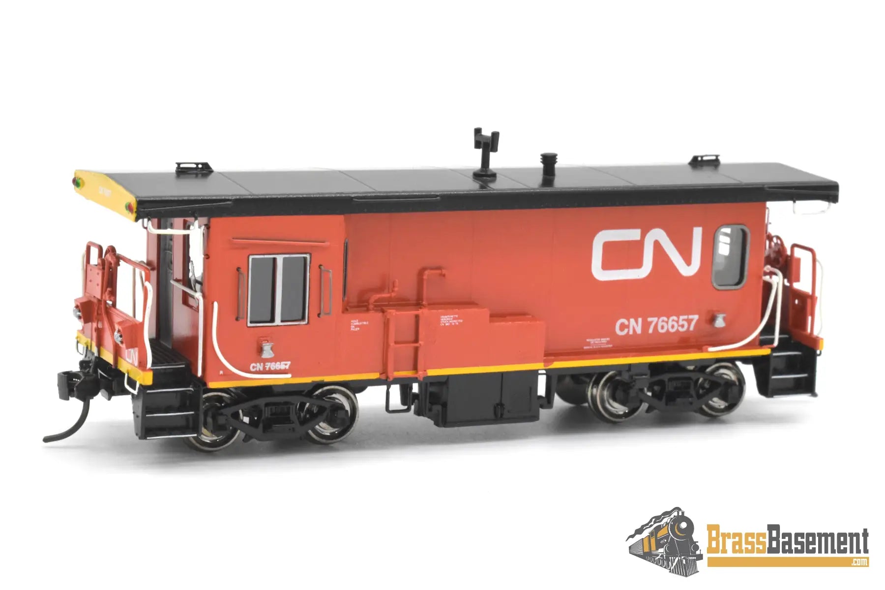HO Brass - OMI 1173.1 CNR Canadian National Van Caboose #76657 - FP Diesel