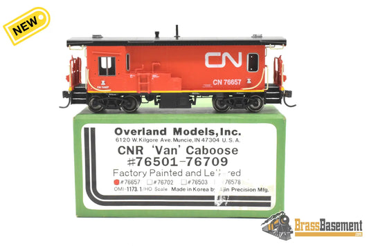 HO Brass - OMI 1173.1 CNR Canadian National Van Caboose #76657 - FP Mint #2 Caboose