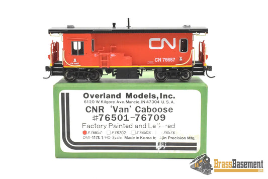 HO Brass - OMI 1173.1 CNR Canadian National Van Caboose #76657 - FP Mint #2 Caboose