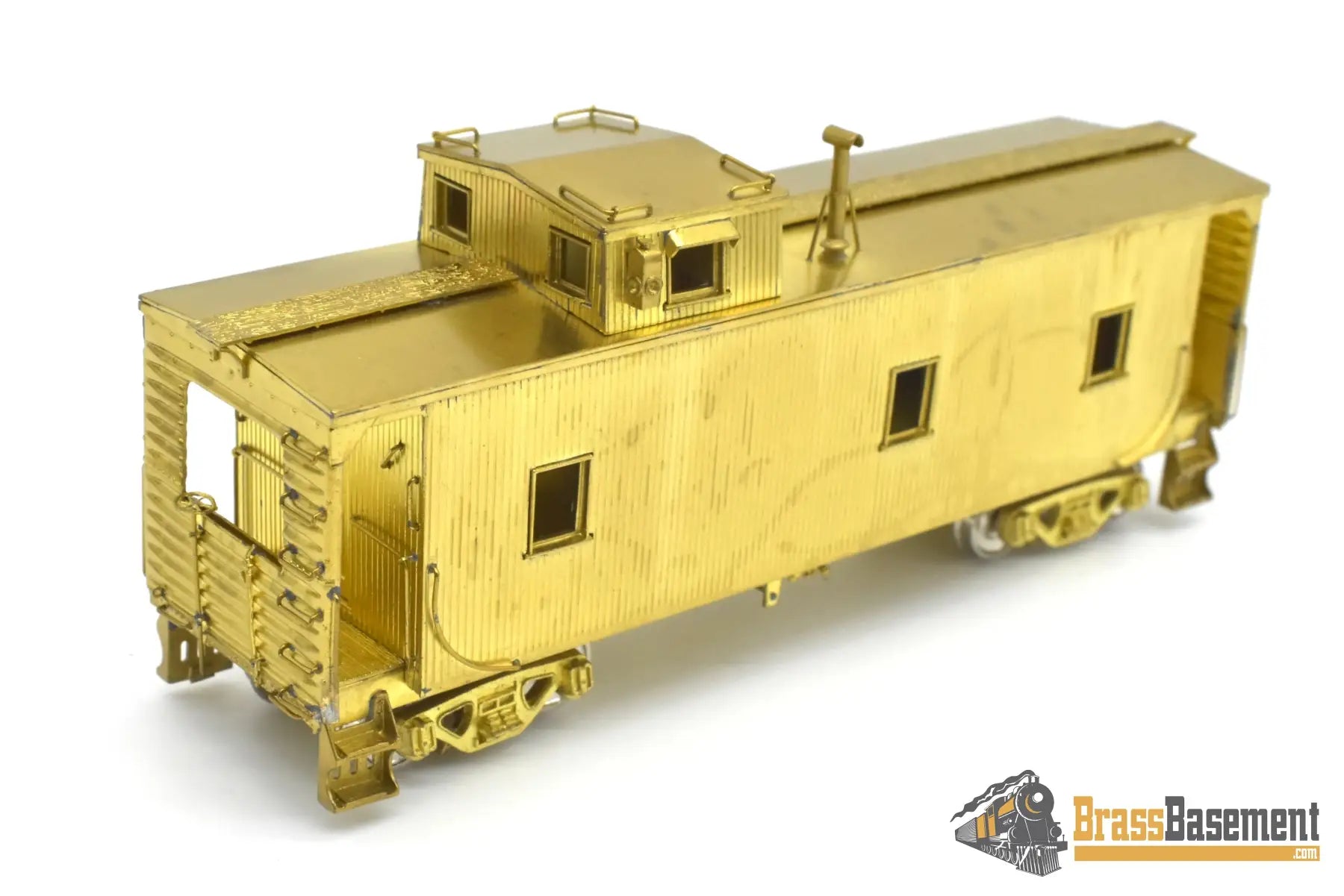 HO Brass - OMI 1187 Nickel Plate NKP 1300 Wood Sided Caboose - Unpainted Freight