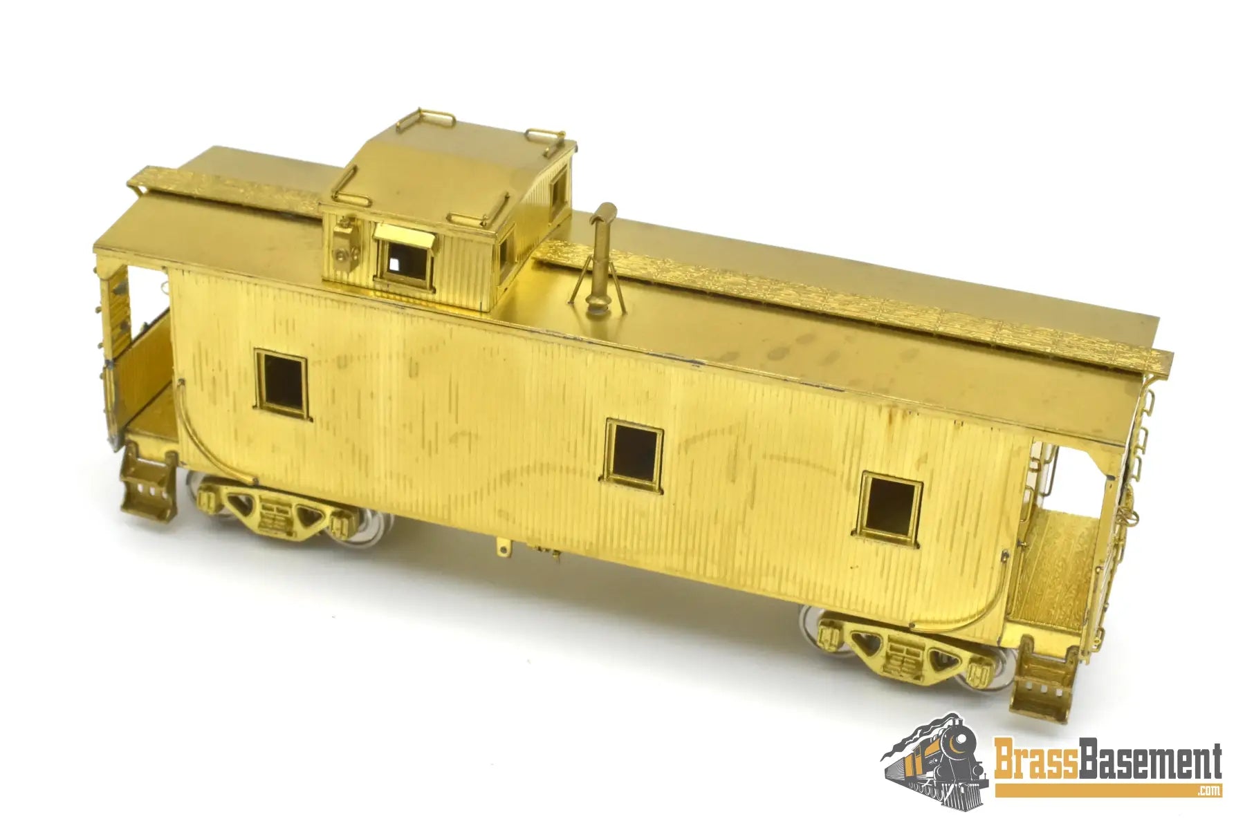 HO Brass - OMI 1187 Nickel Plate NKP 1300 Wood Sided Caboose - Unpainted Freight
