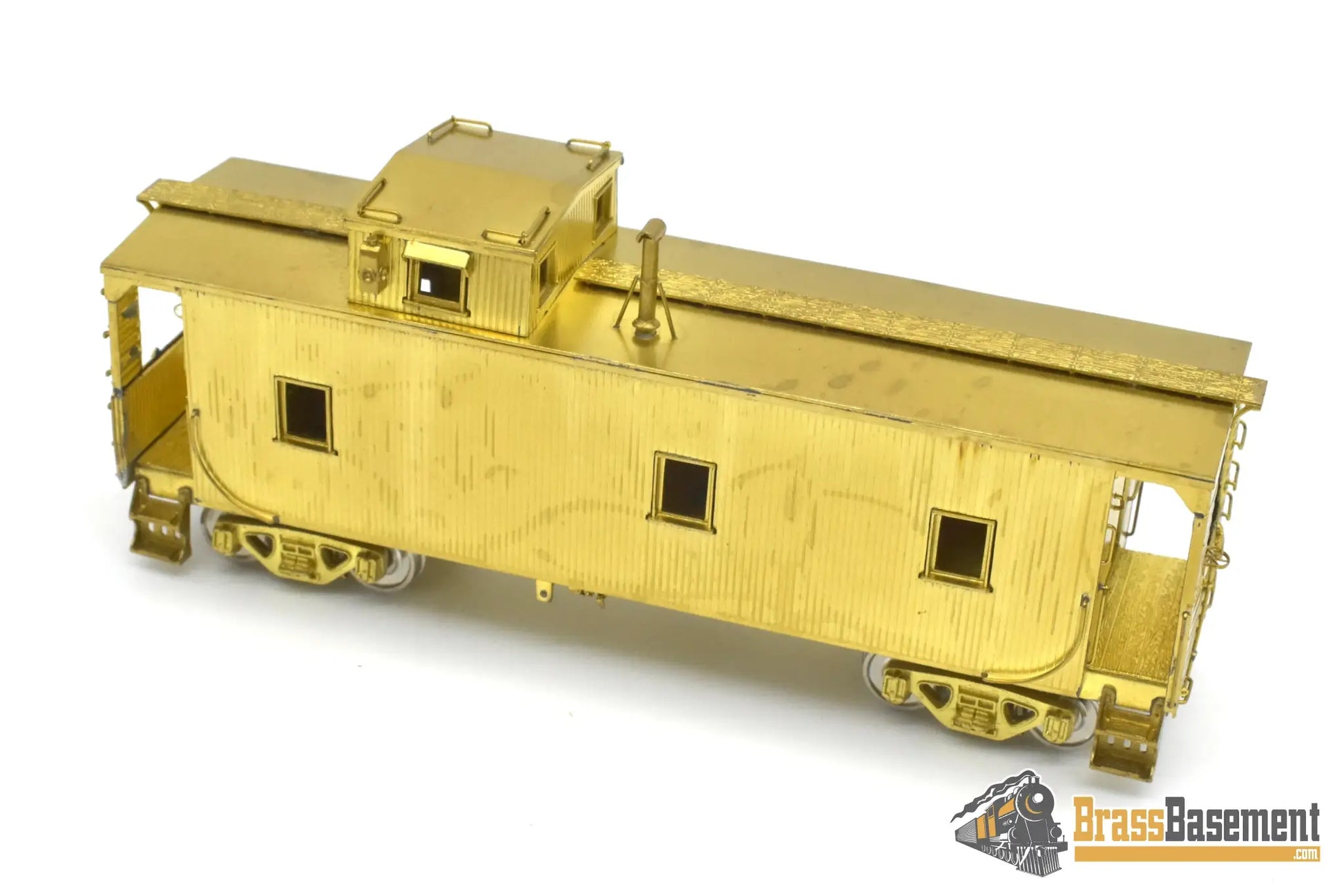 HO Brass - OMI 1187 Nickel Plate NKP 1300 Wood Sided Caboose - Unpainted Freight