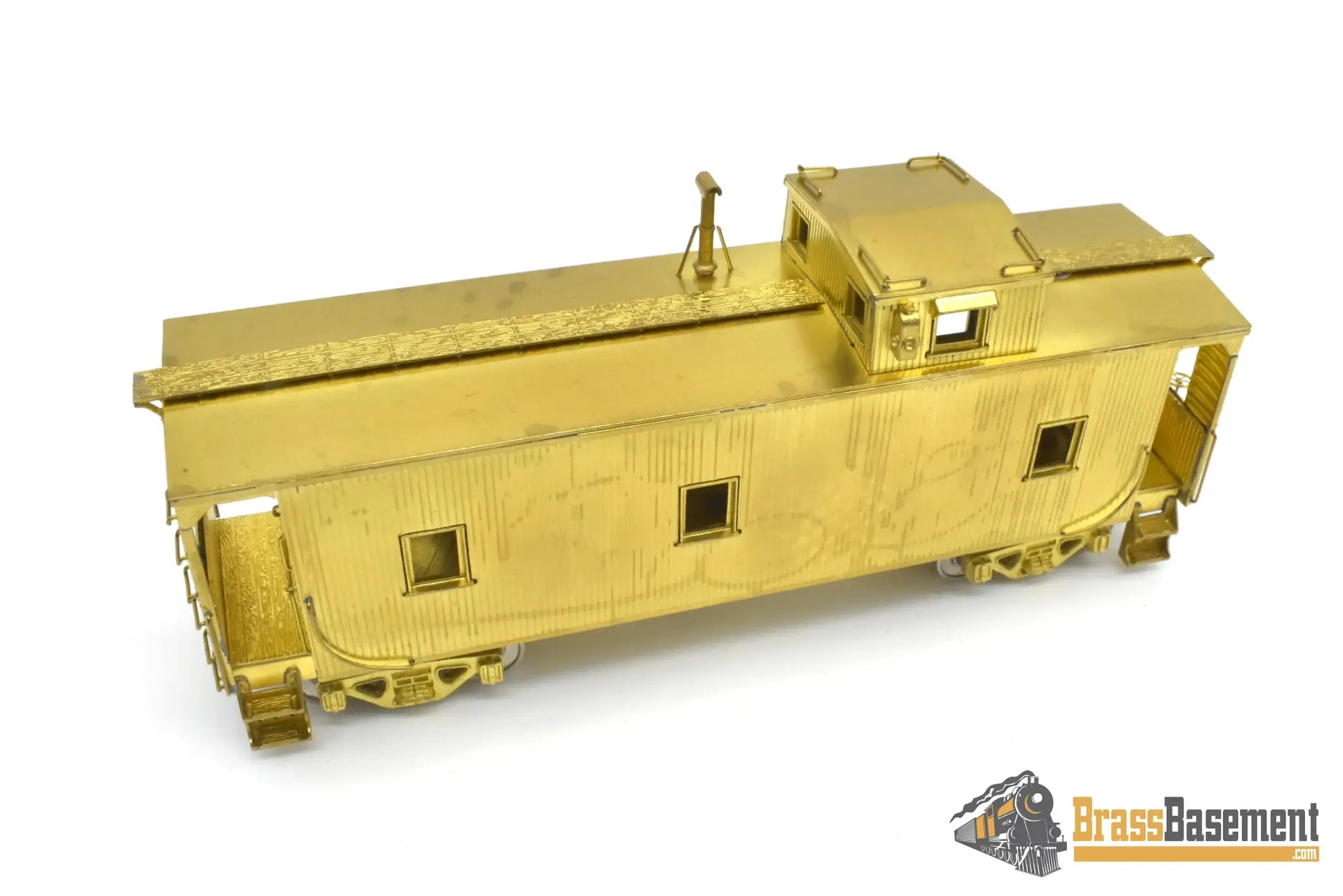 HO Brass - OMI 1187 Nickel Plate NKP 1300 Wood Sided Caboose - Unpainted Freight