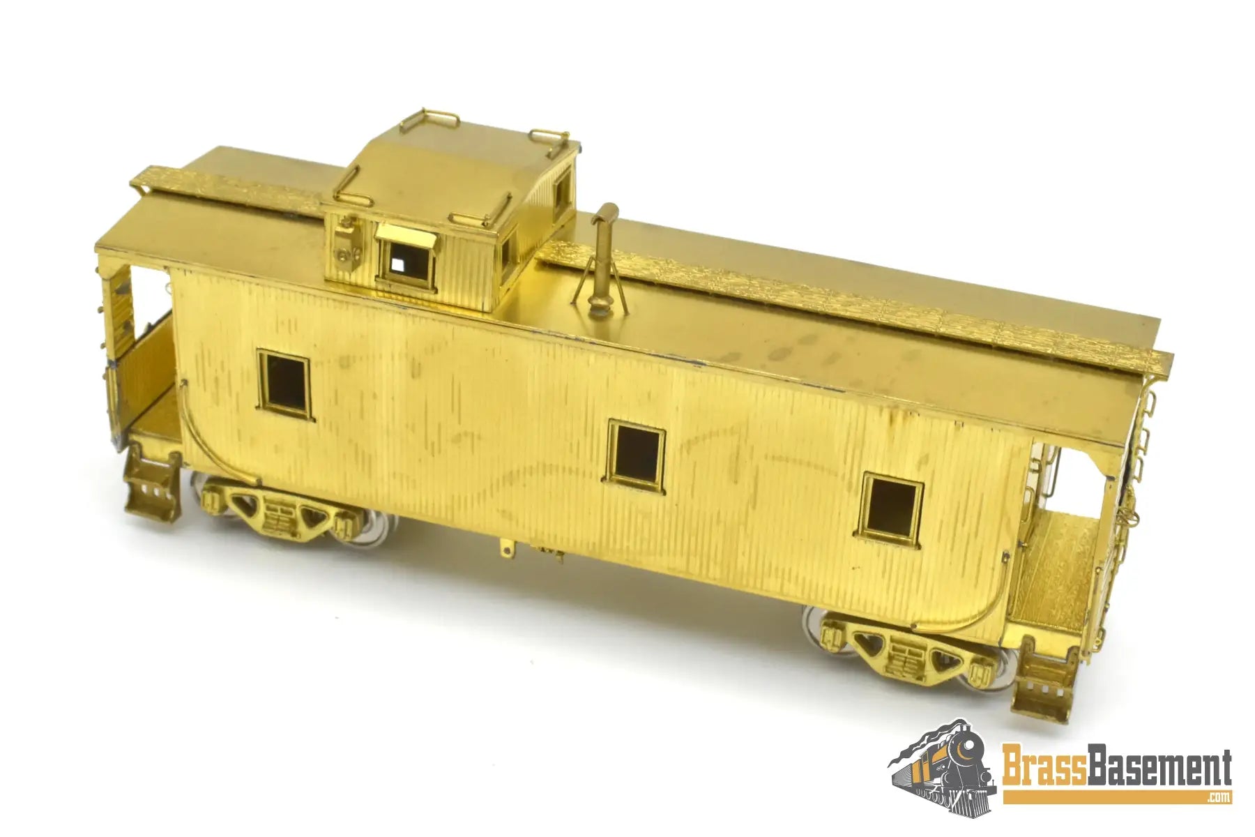 HO Brass - OMI 1187 Nickel Plate NKP 1300 Wood Sided Caboose - Unpainted Freight
