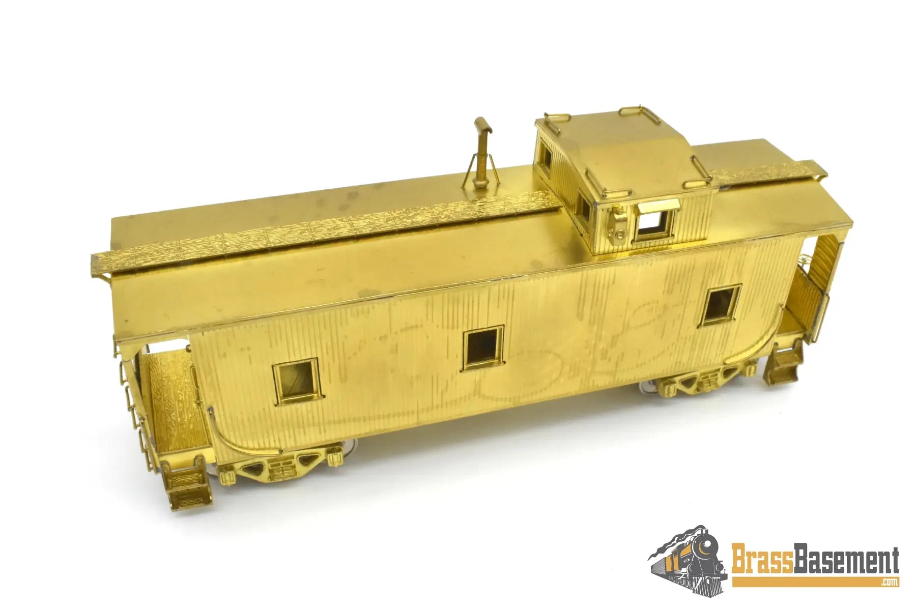 HO Brass - OMI 1187 Nickel Plate NKP 1300 Wood Sided Caboose - Unpainted Freight