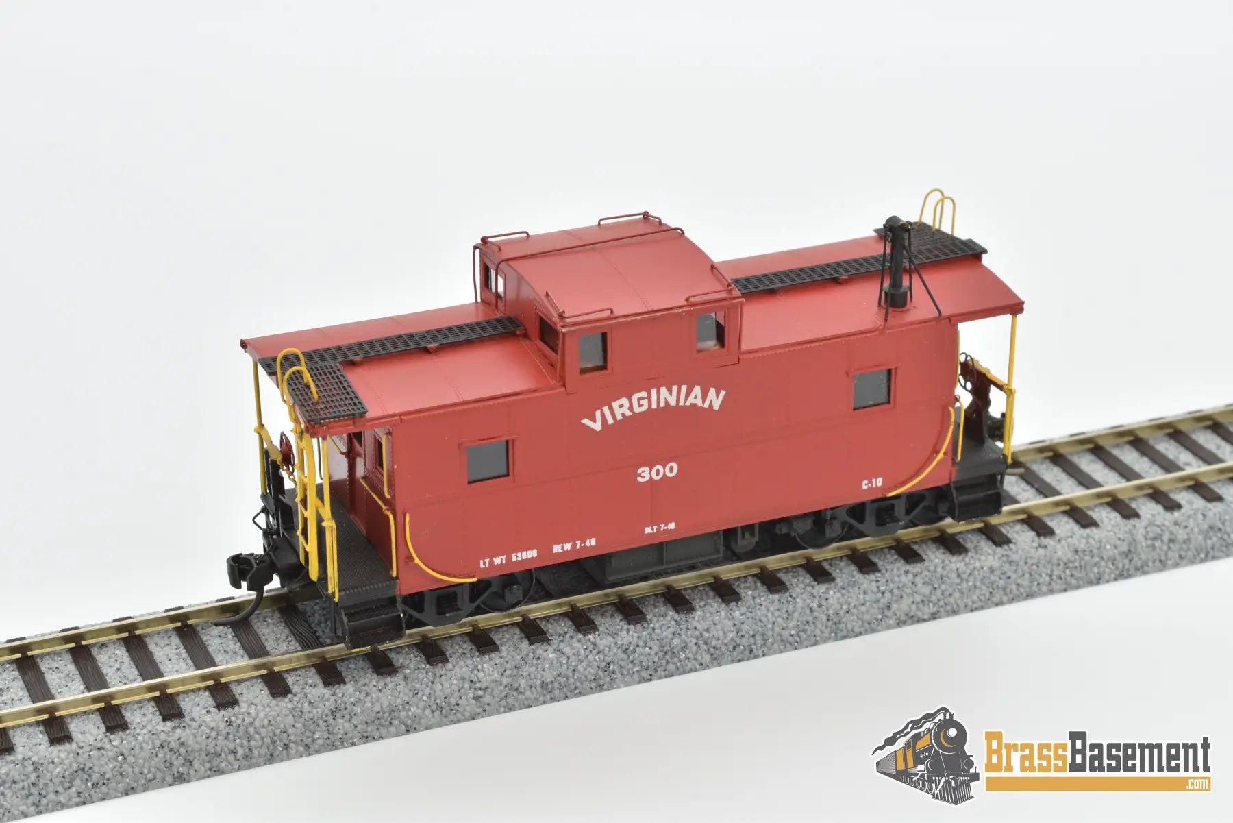 Ho Brass - Omi 1224 Virginian Vgn C - 30A Steel Caboose #300 Custom Painted Freight