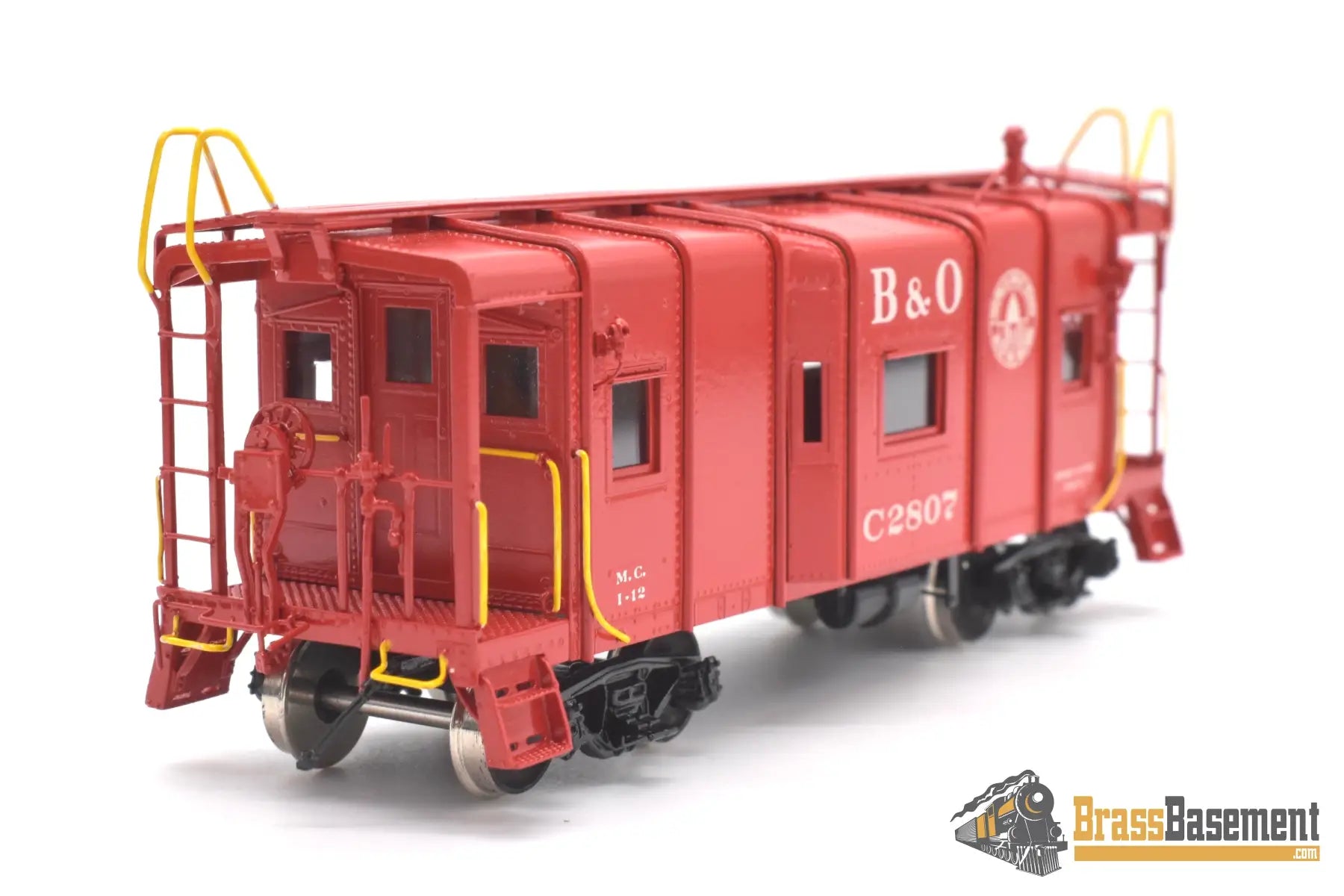 Ho Brass - Omi 1226.2 Baltimore & Ohio B&O I - 12 Bay - Window Caboose C2807 C/Pomi