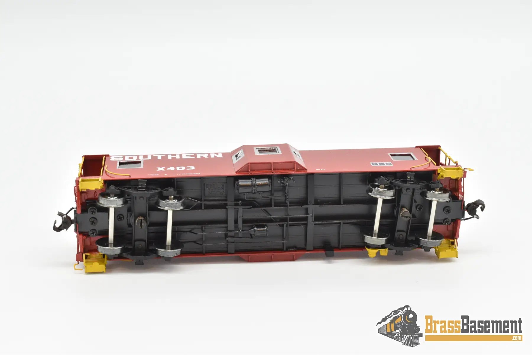 Ho Brass - Omi 1230.1 Southern Srr Steel Bay Window Caboose Mint