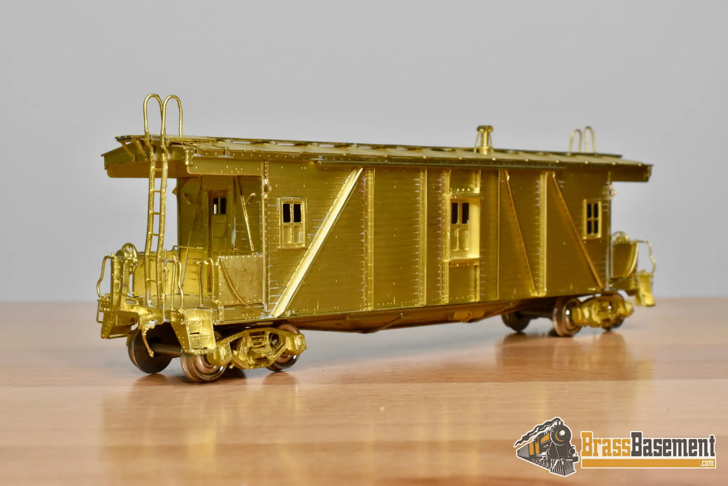 HO Brass OMI 1233 Illinois Central ’OSB’ Outside Braced Wood Caboose Mint Caboose