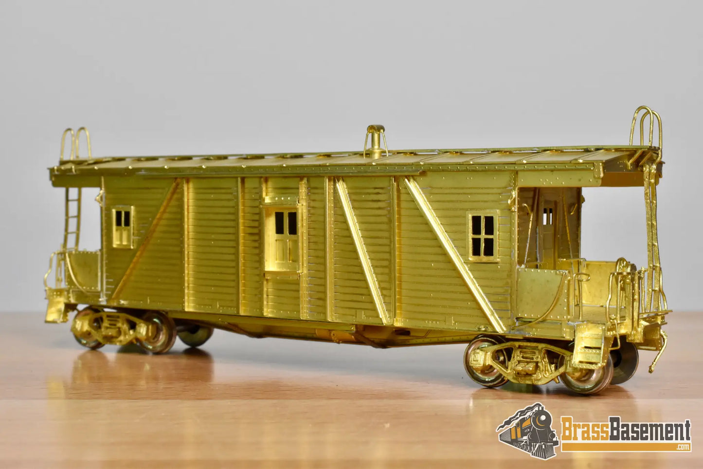 HO Brass OMI 1233 Illinois Central ’OSB’ Outside Braced Wood Caboose Mint Caboose