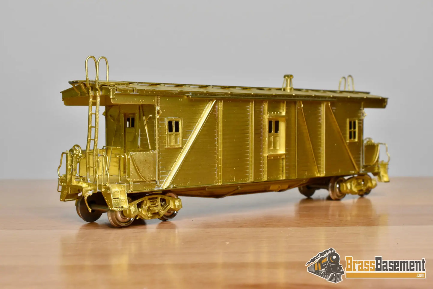 HO Brass OMI 1233 Illinois Central ’OSB’ Outside Braced Wood Caboose Mint Caboose