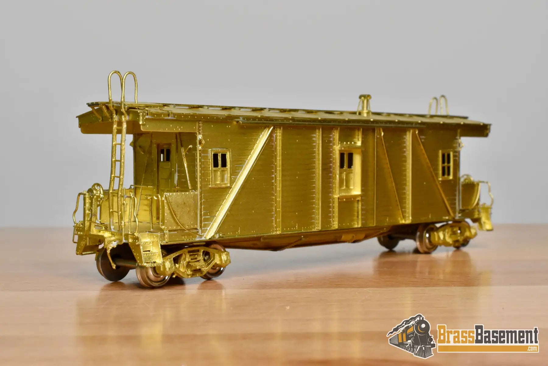 HO Brass OMI 1233 Illinois Central ’OSB’ Outside Braced Wood Caboose Mint Caboose