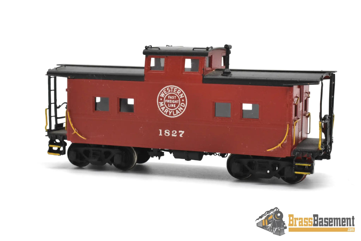 HO Brass - OMI 1263 Western Maryland WM Steel NE Late Steam Era Caboose #1827 - Custom Paint Caboose