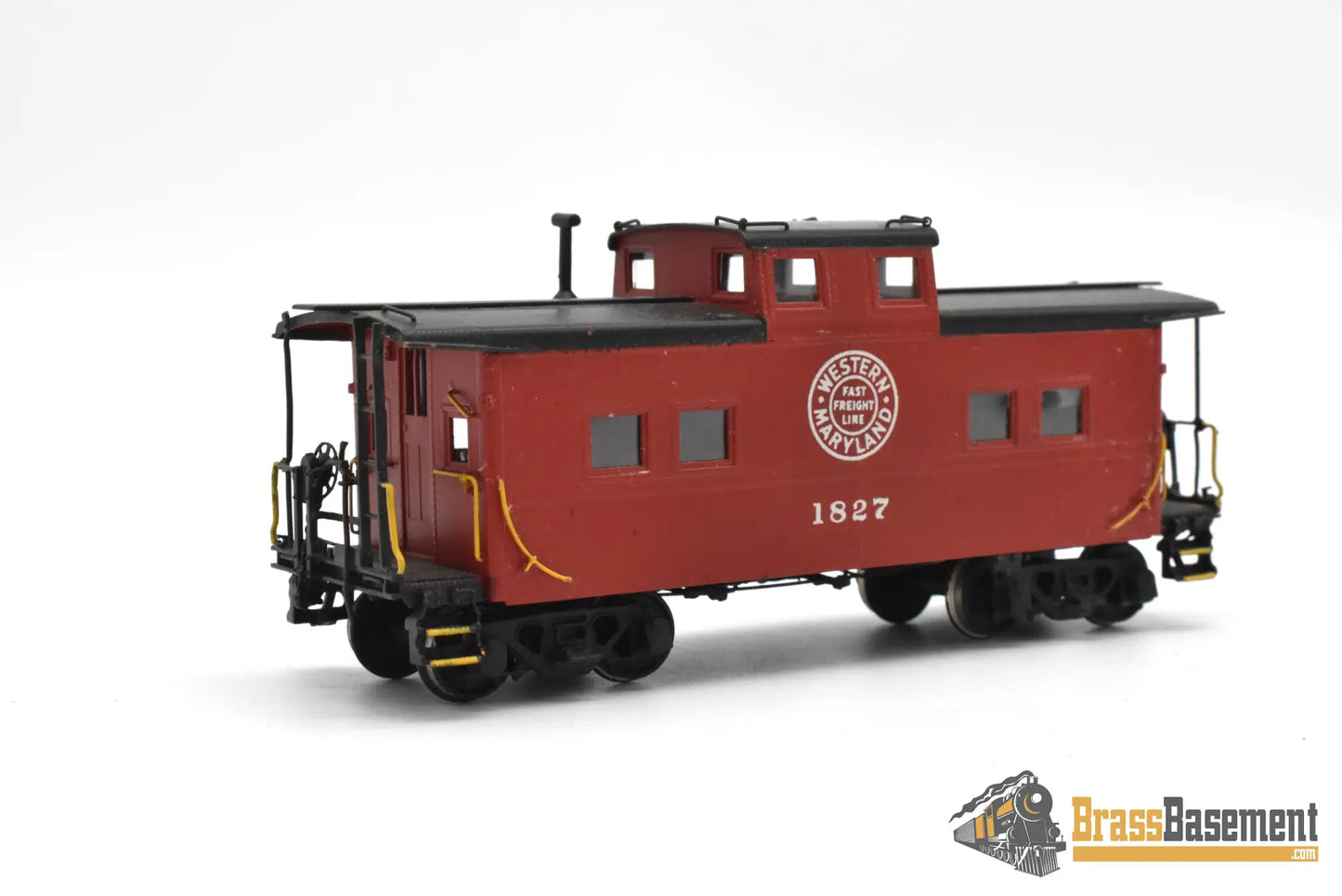 HO Brass - OMI 1263 Western Maryland WM Steel NE Late Steam Era Caboose #1827 - Custom Paint Caboose