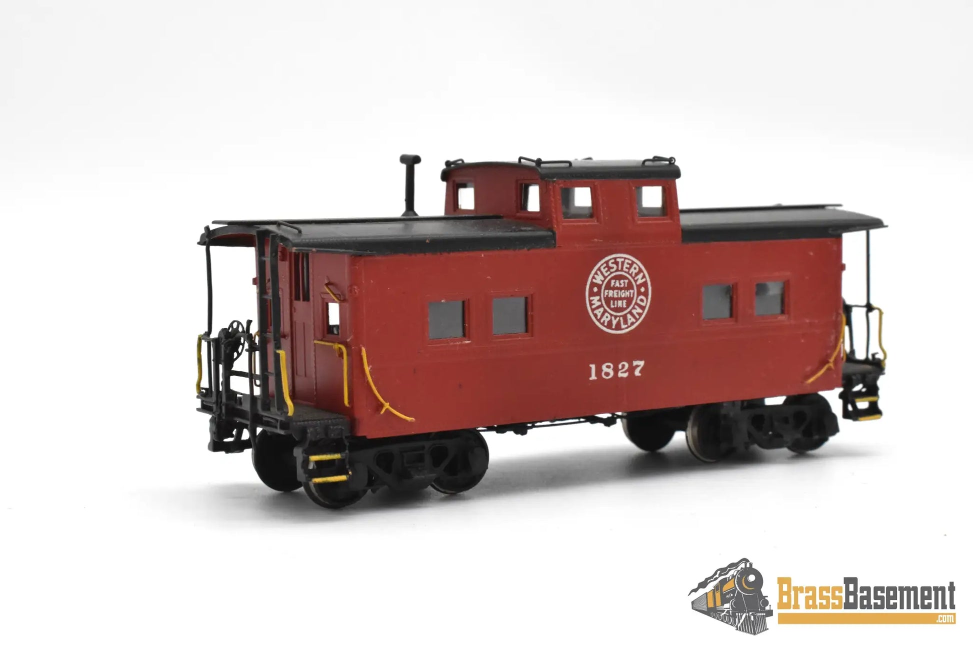 HO Brass - OMI 1263 Western Maryland WM Steel NE Late Steam Era Caboose #1827 - Custom Paint Caboose