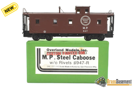 Ho Brass - Omi 1271.1 Missouri Pacific Mp Steel Caboose #947 W/O Rivets Cpomi