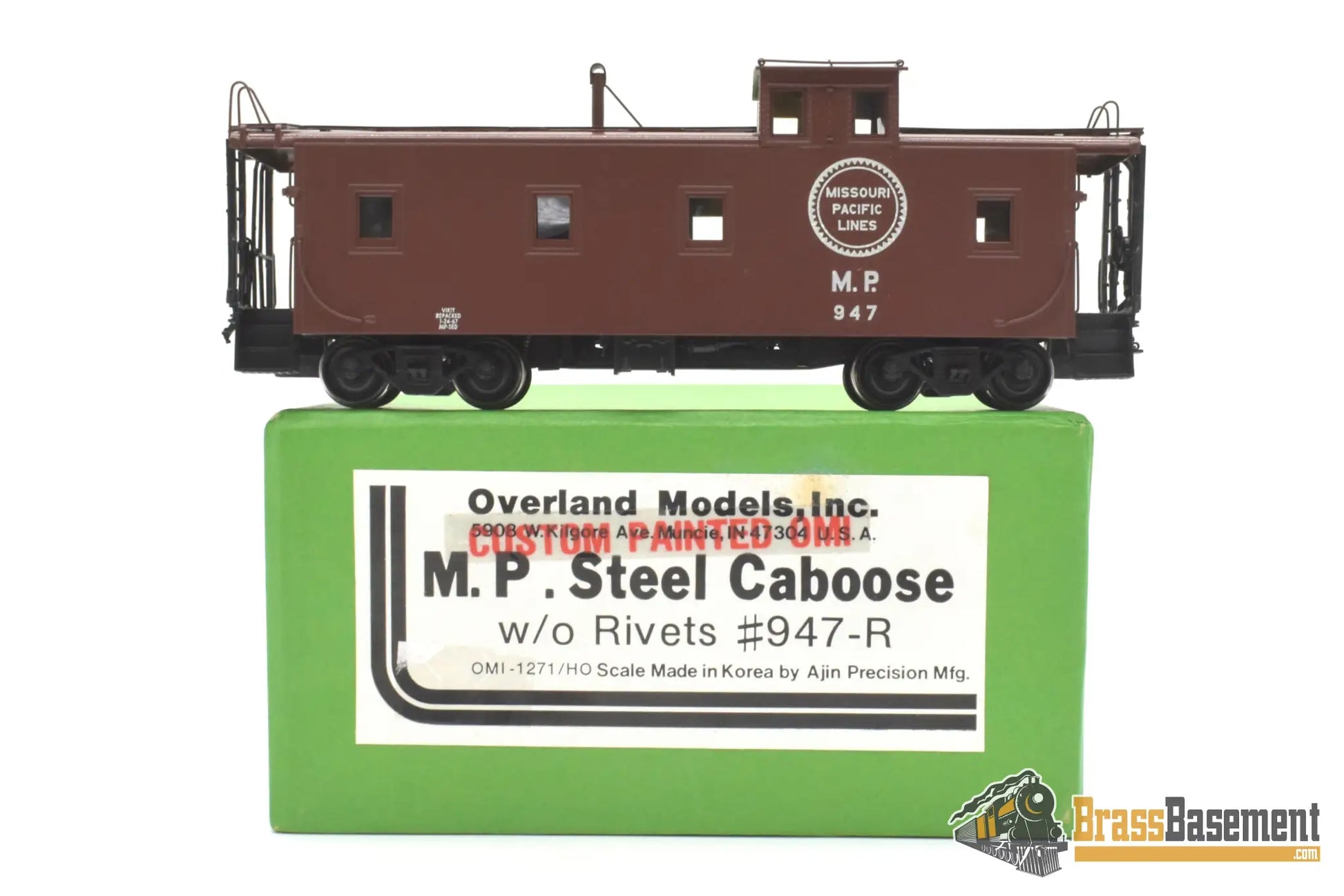 Ho Brass - Omi 1271.1 Missouri Pacific Mp Steel Caboose #947 W/O Rivets Cpomi