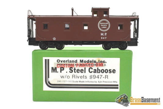 Ho Brass - Omi 1271.1 Missouri Pacific Mp Steel Caboose #947 W/O Rivets Cpomi