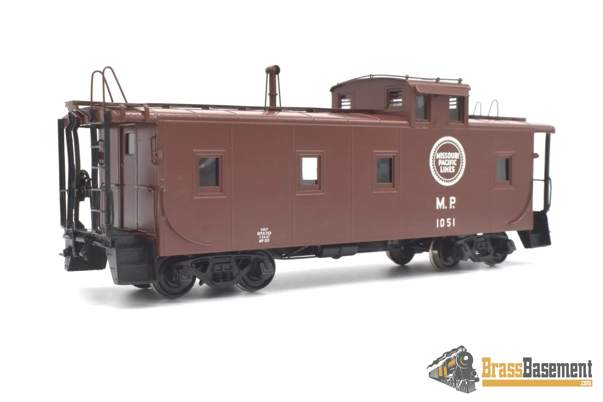 Ho Brass - Omi 1272.1 Missouri Pacific Mp Steel Caboose #1051 W/ Partial Rivets Cpomi