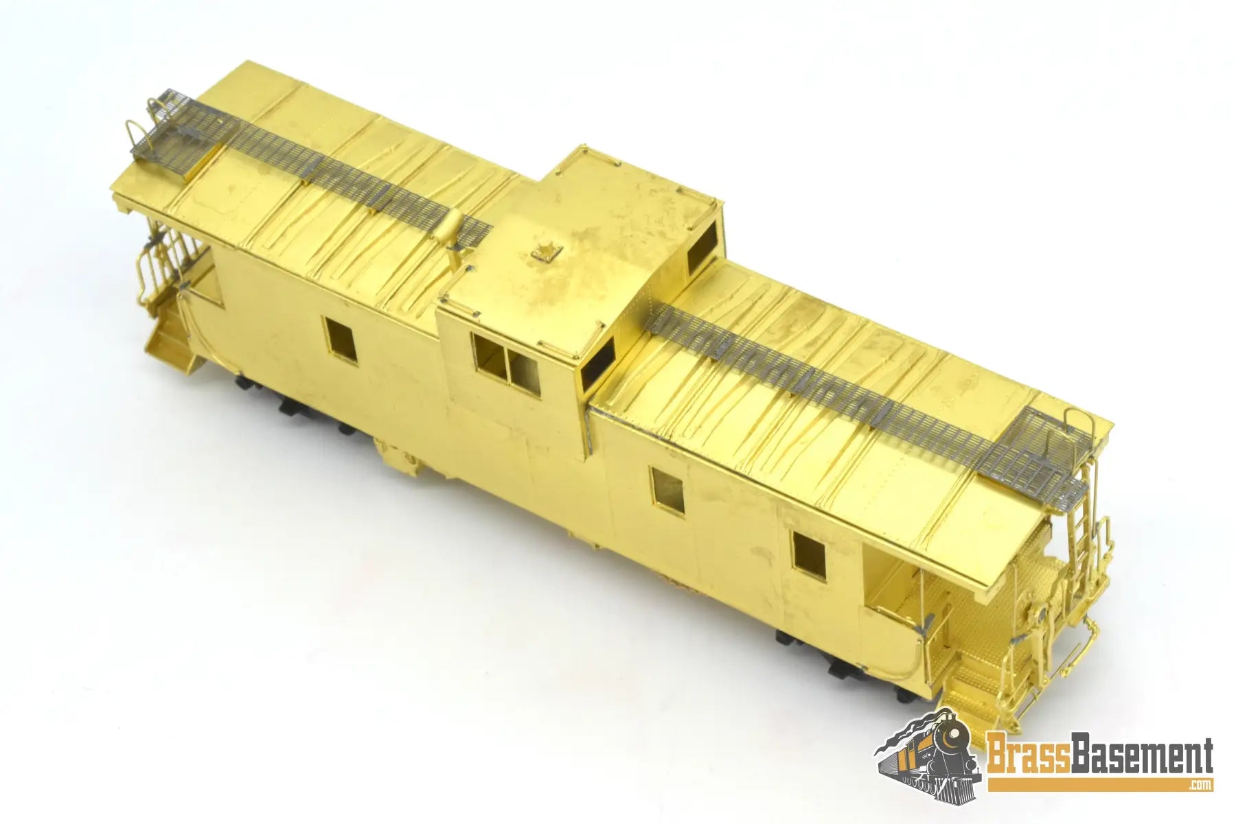 Ho Brass - Omi 1289 Illinois Central ’Extended’ Vision Caboose Pullman Standard Roof
