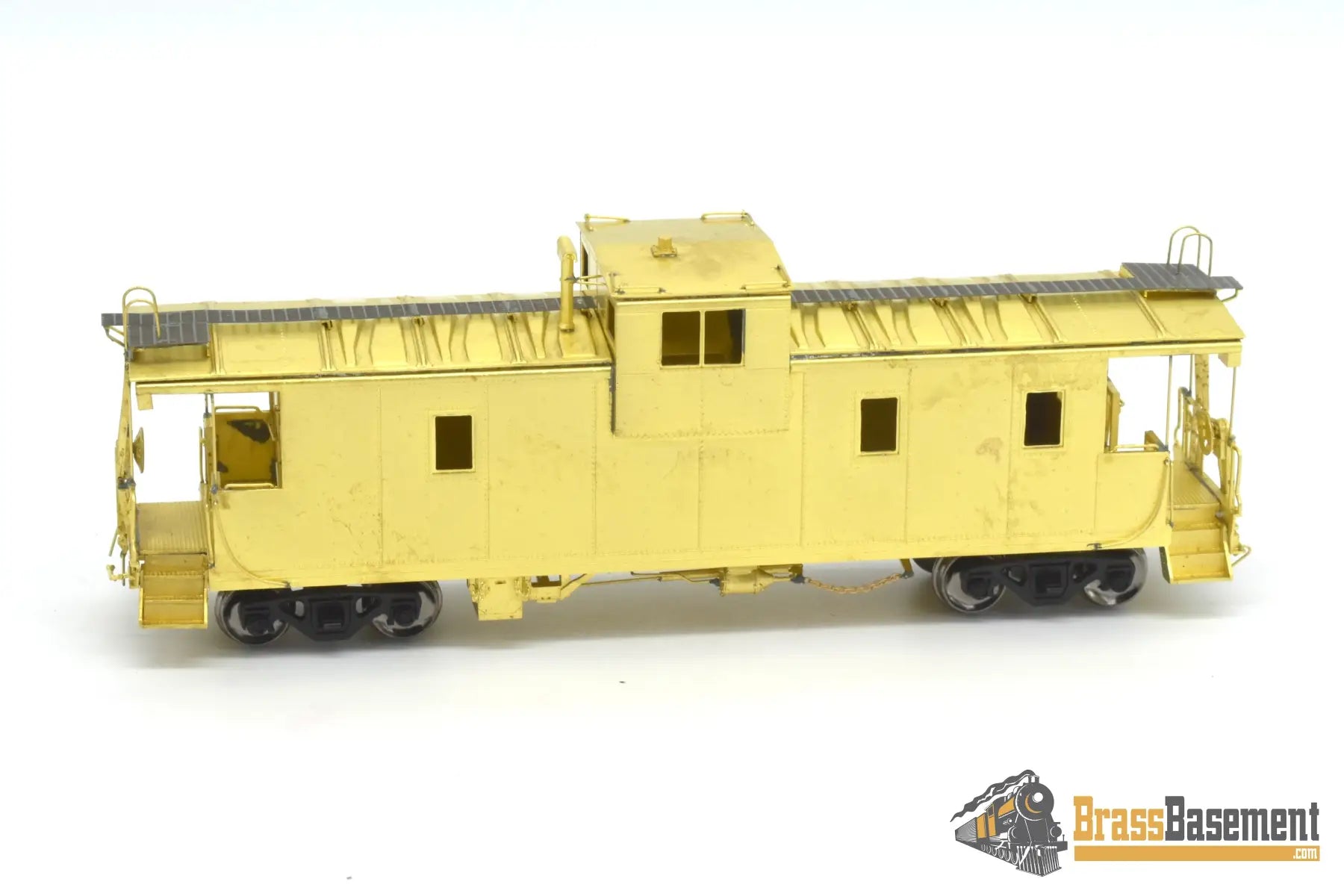Ho Brass - Omi 1289 Illinois Central ’Extended’ Vision Caboose Pullman Standard Roof